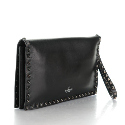 Valentino Garavani Nappa Rockstud Wristlet Clutch Black 3 of 7