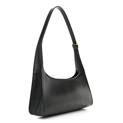 Celine Smooth Calfskin Cuir Triomphe Shoulder Bag Black 3 of 14