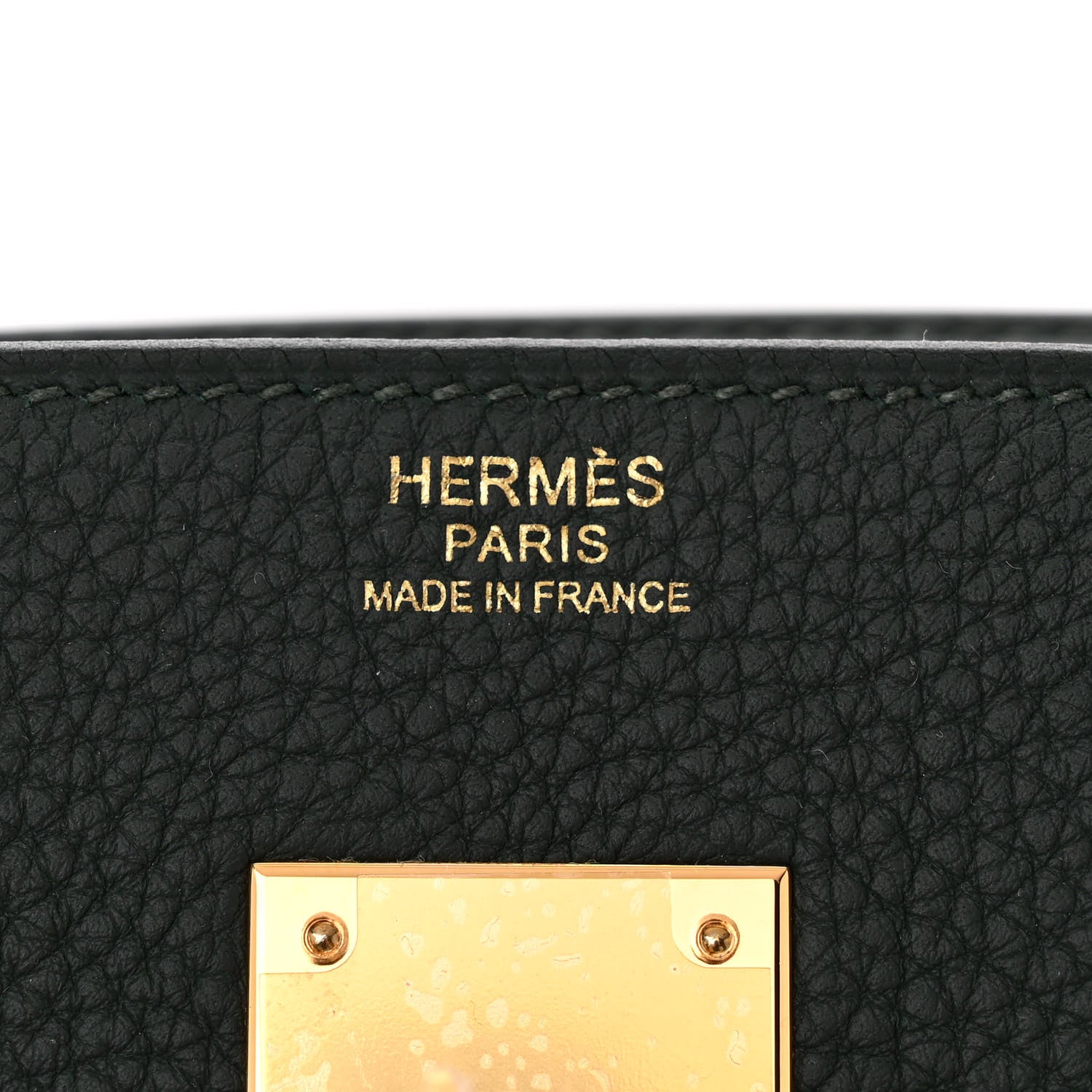 Hermes Togo Birkin 30 Vert Fonce 6 of 11