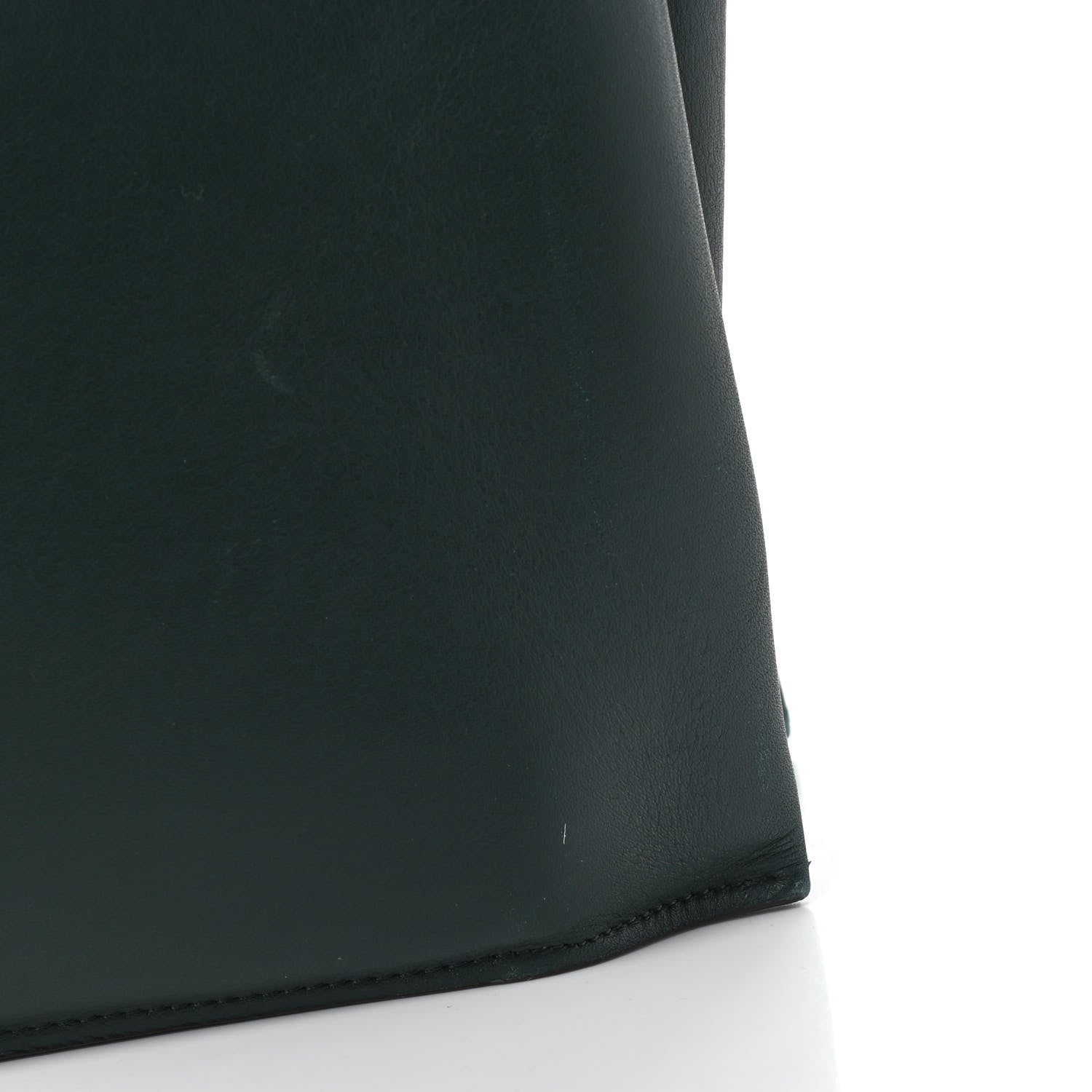 Celine Smooth Calfskin Medium Tri-Fold Bag Bottle Green 14 of 15