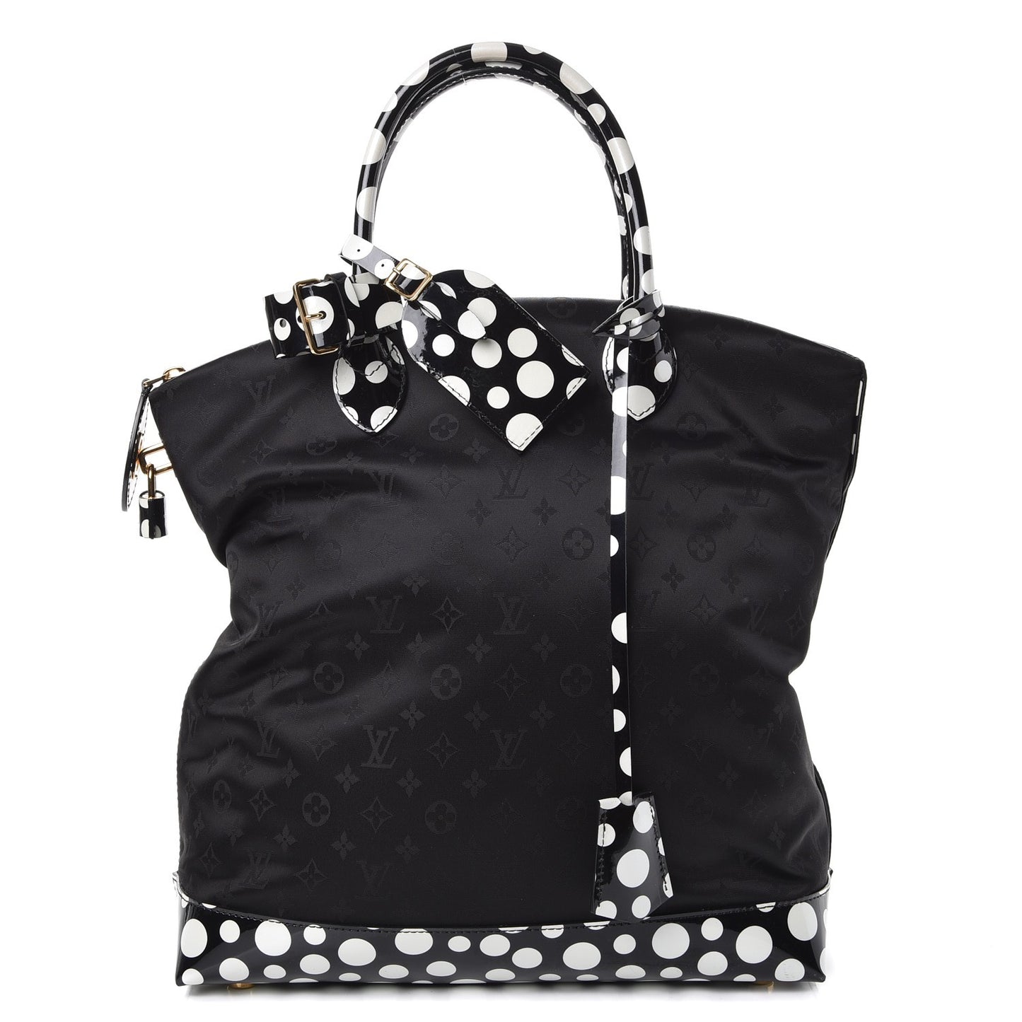 Nylon Kusama Infinity Dots Lockit Vertical MM Black White