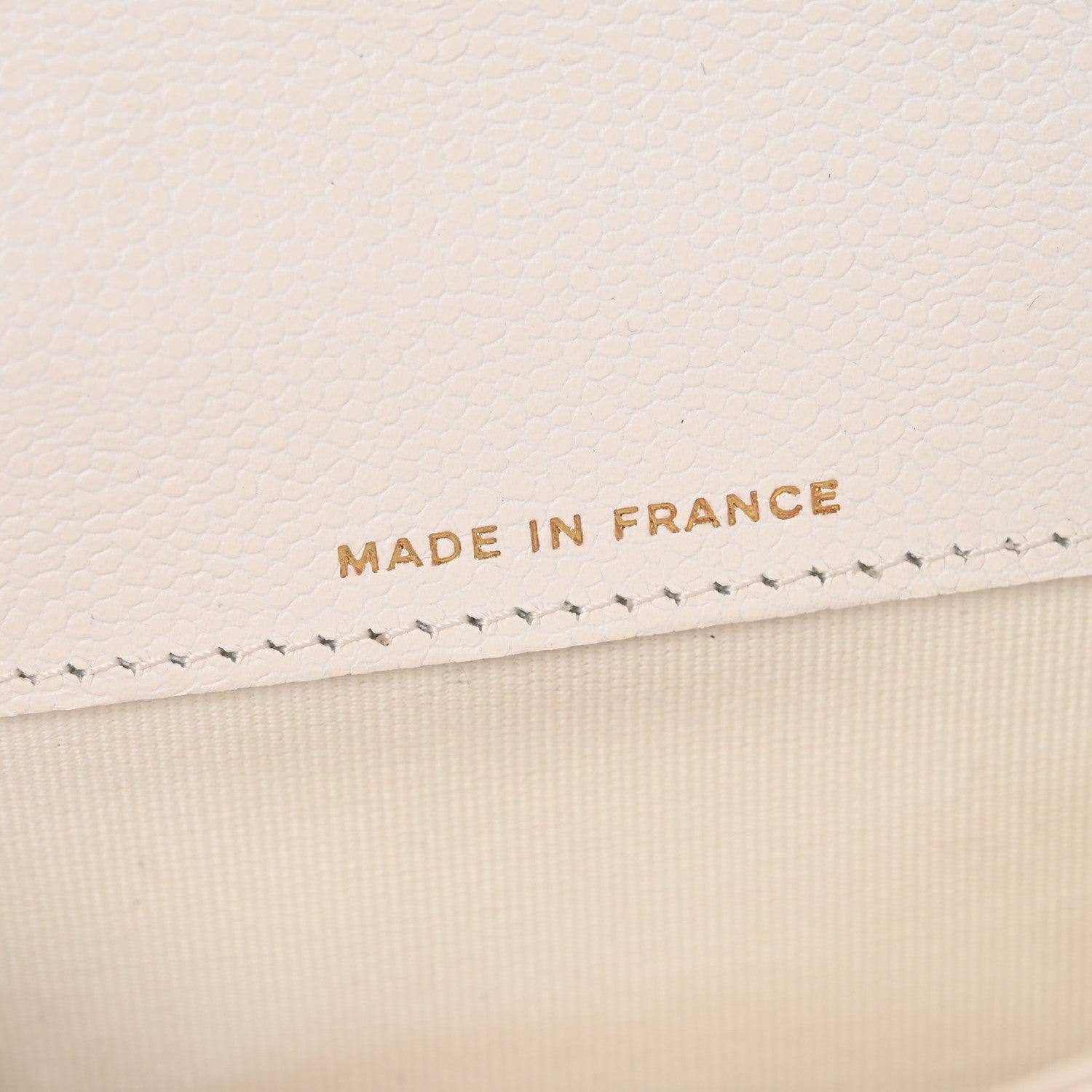 Chanel Caviar Quilted Flap Card Holder Wallet White 7 of 11