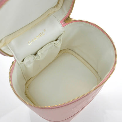 Chanel Caviar Vanity Cosmetic Case Pink 5 of 7