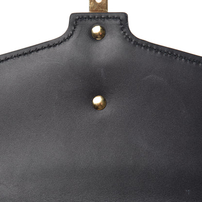 Gucci Calfskin Small Sylvie Shoulder Bag Black 10 of 11
