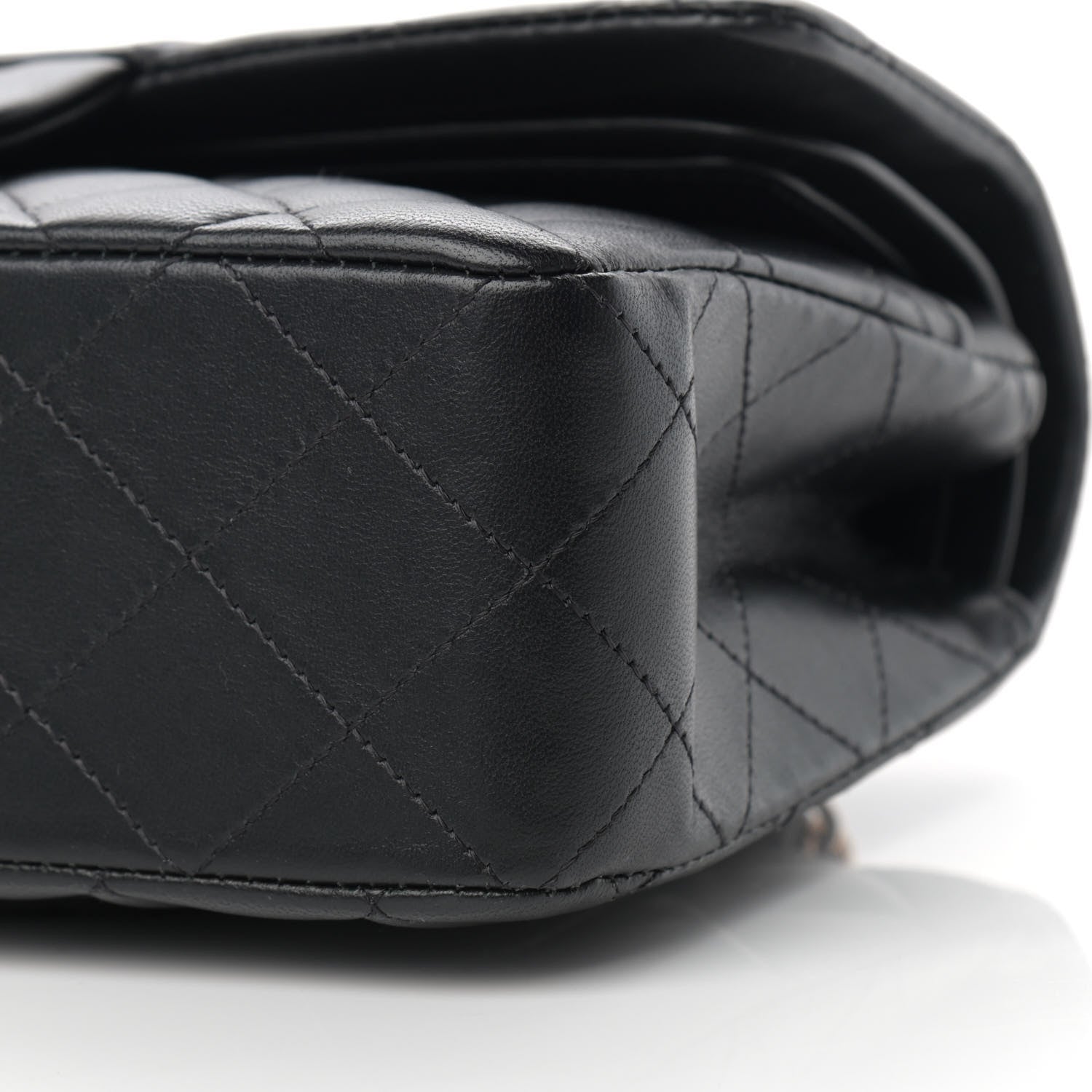 Chanel Lambskin Quilted Small Double Flap Black 10 of 13