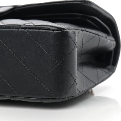 Chanel Lambskin Quilted Small Double Flap Black 10 of 13