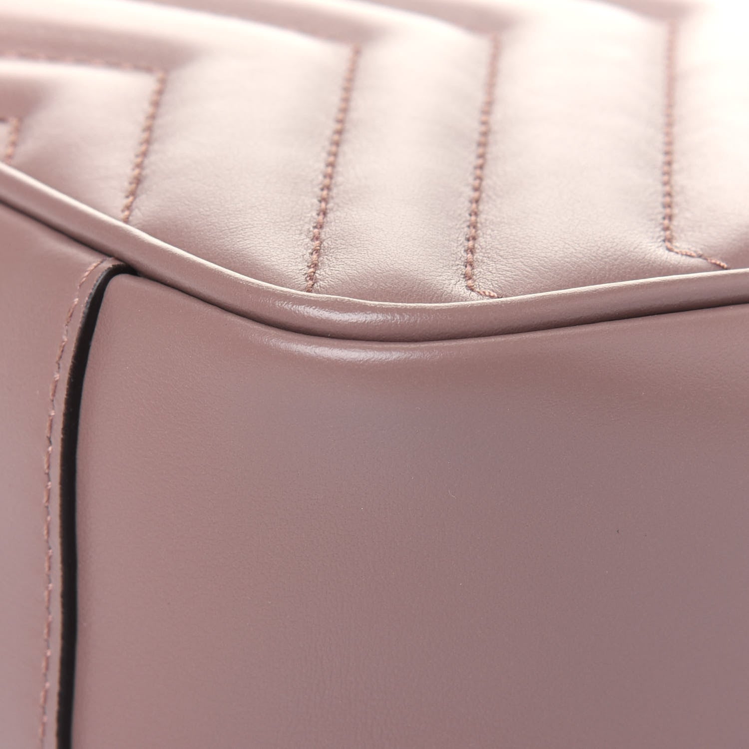 Gucci Calfskin Matelasse Small GG Marmont Shoulder Bag Porcelain Rose 13 of 15