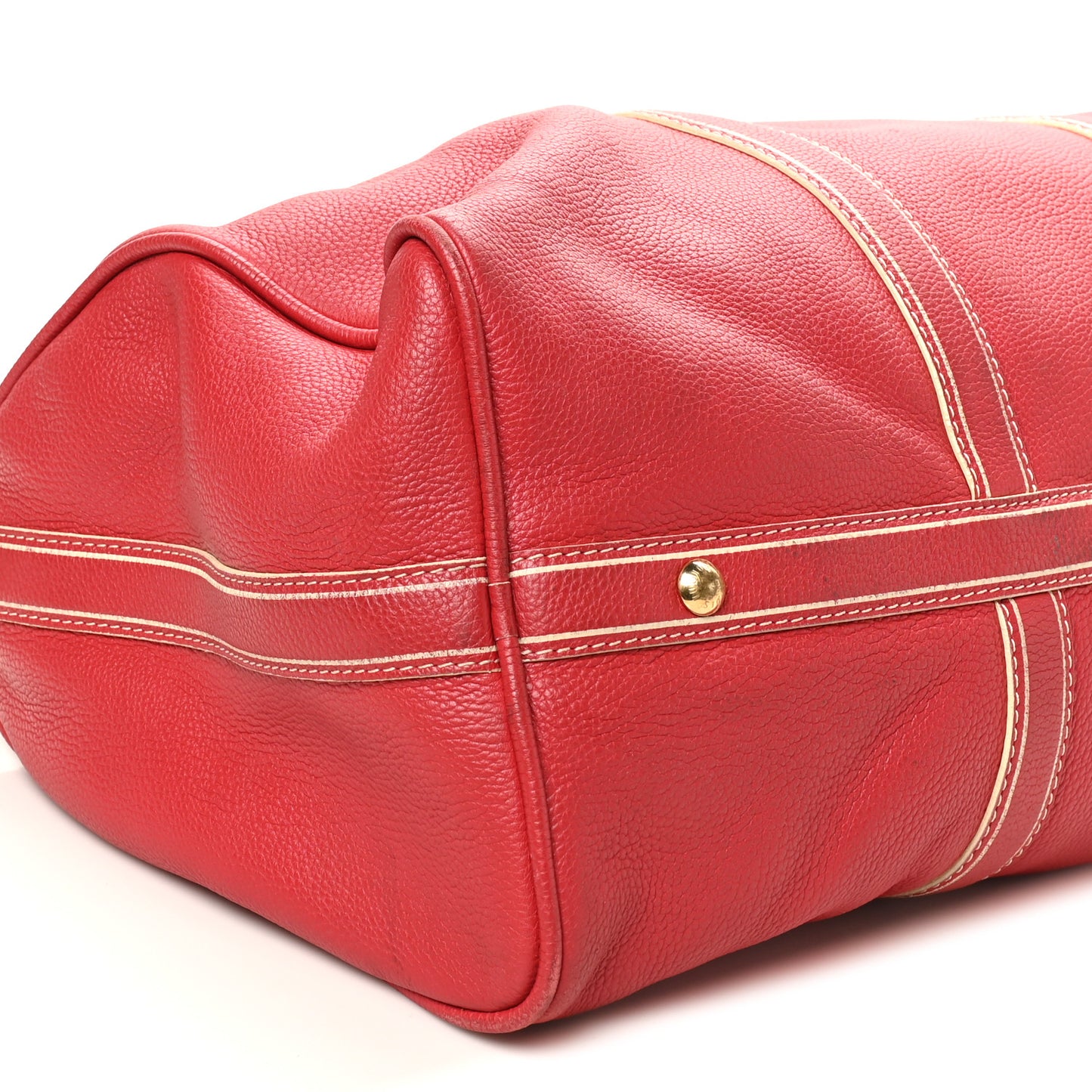 Tobago Calfskin Keepall 50 Red
