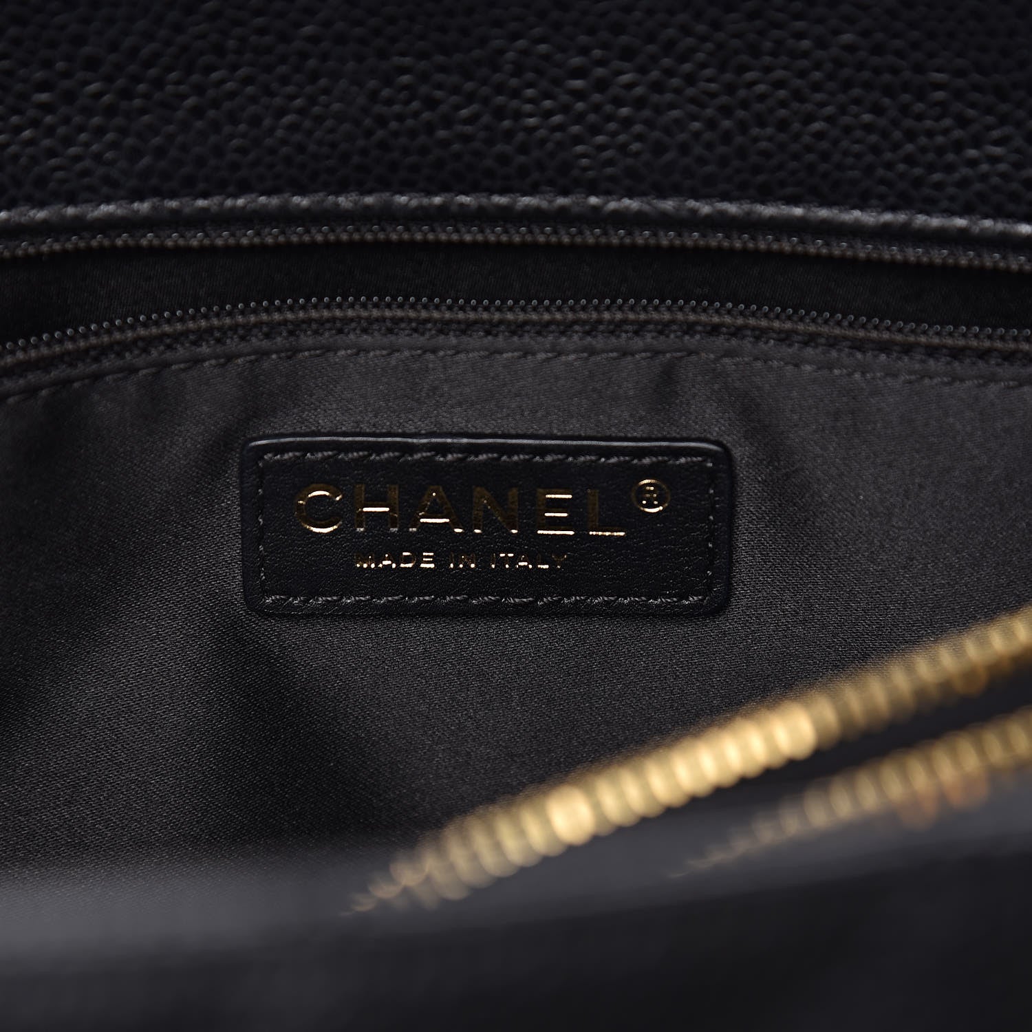 Chanel Caviar Quilted Grand Shopping Tote GST Black 6 of 9