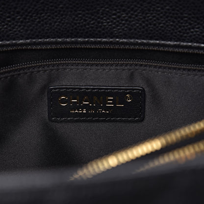 Chanel Caviar Quilted Grand Shopping Tote GST Black 6 of 9