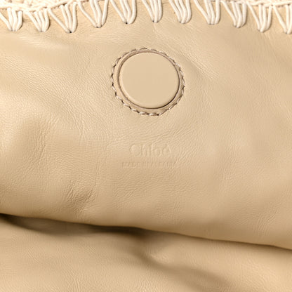 Chloe Crochet Paravent Small Bracelet Tote Bag  Off White 5 of 9