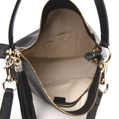 Gucci Pebbled Calfskin Large Soho Hobo Black 5 of 9