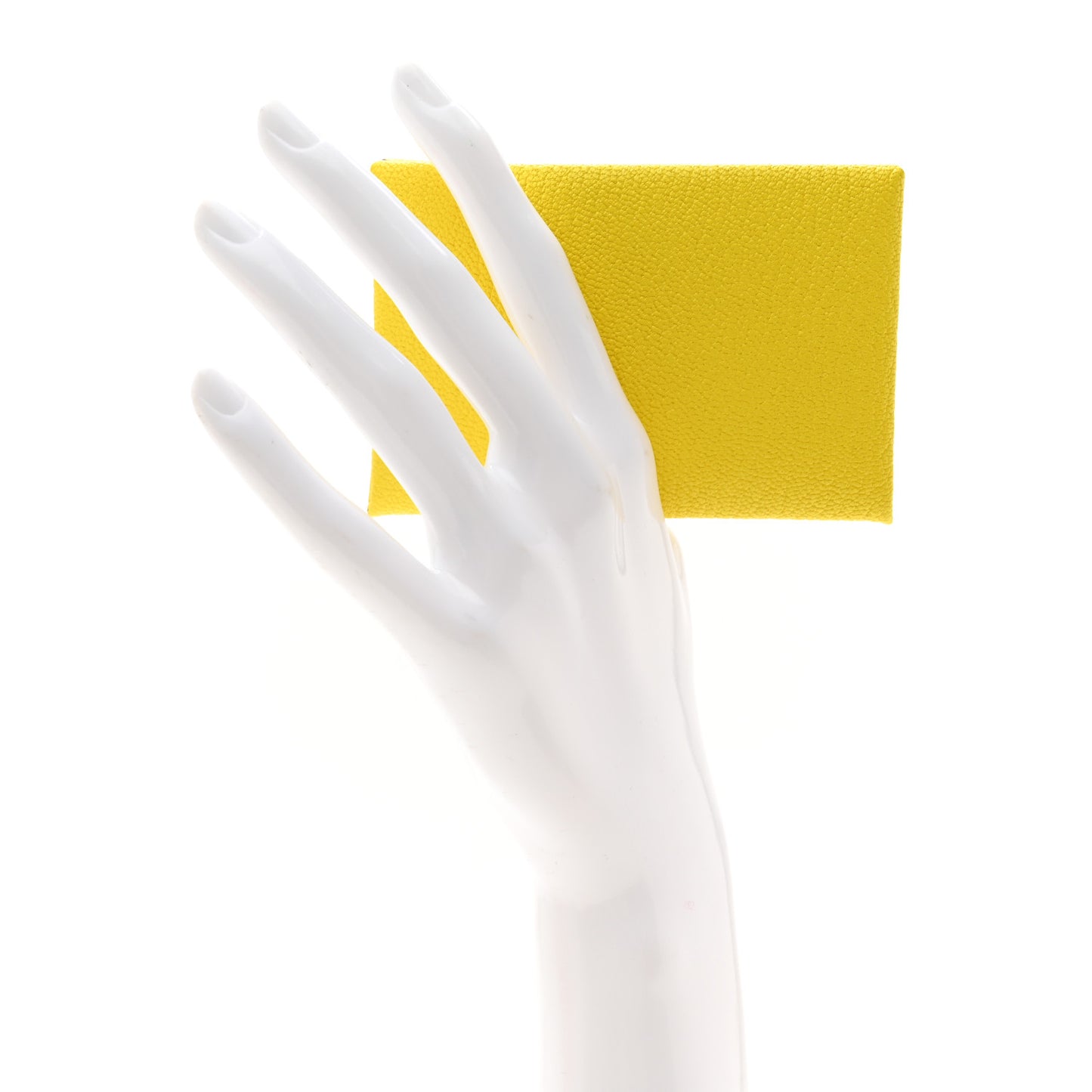 Chevre Mysore Calvi Card Case Jaune Citron