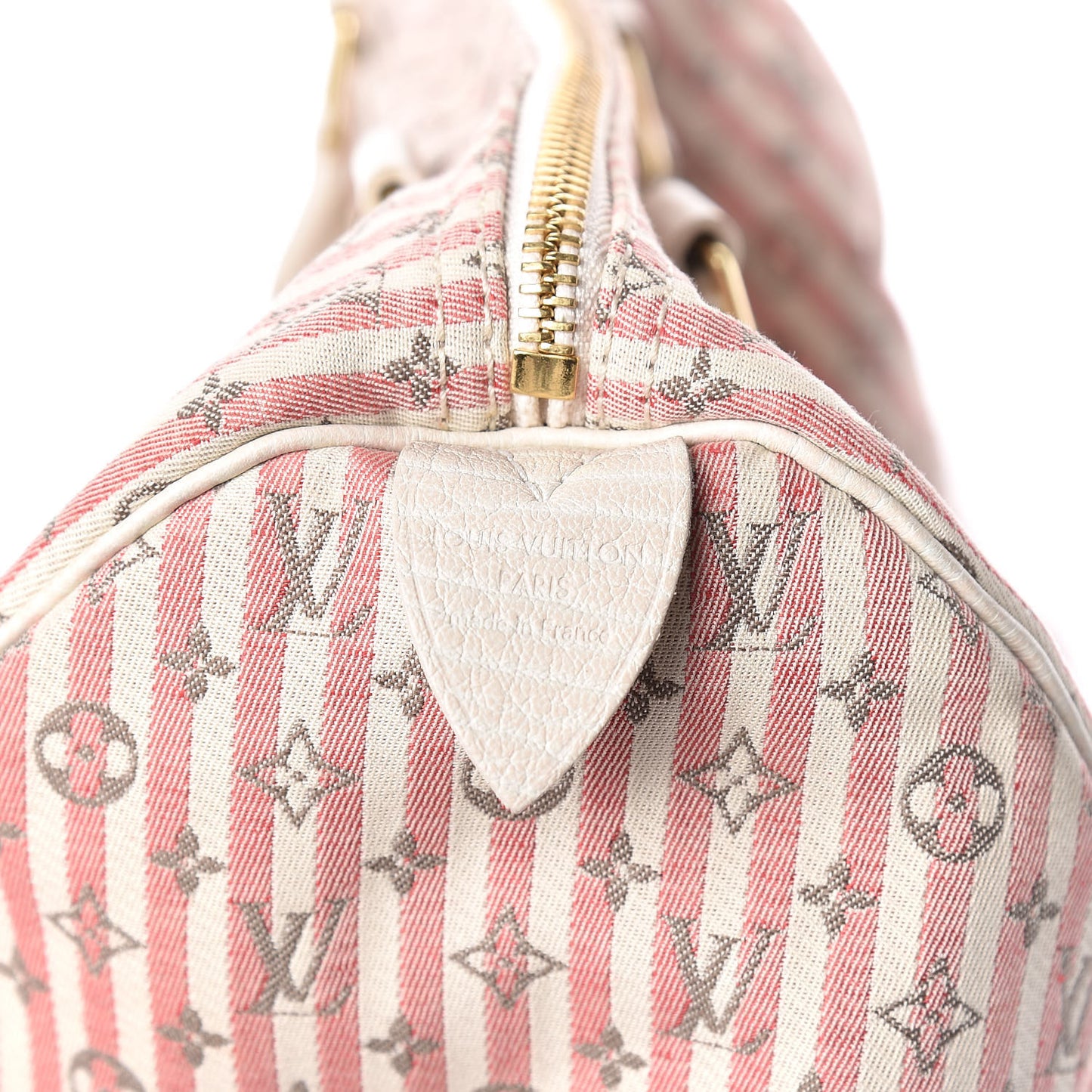 Mini Lin Croisette Speedy 30 Rouge