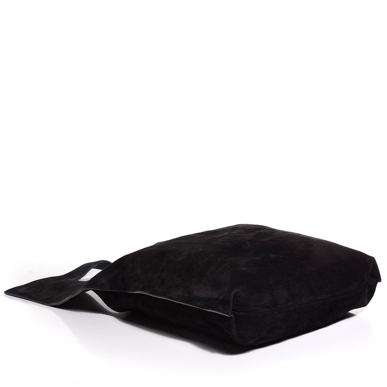 Tom Ford Suede Large Alix Padlock And Zip Shoulder Bag Black 12 of 14