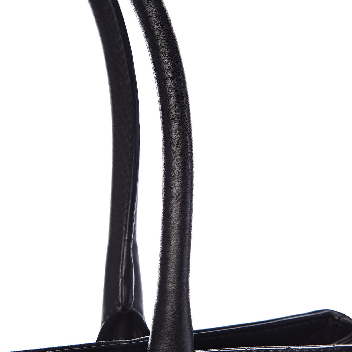 Calfskin Cannage Shoulder Bag Black