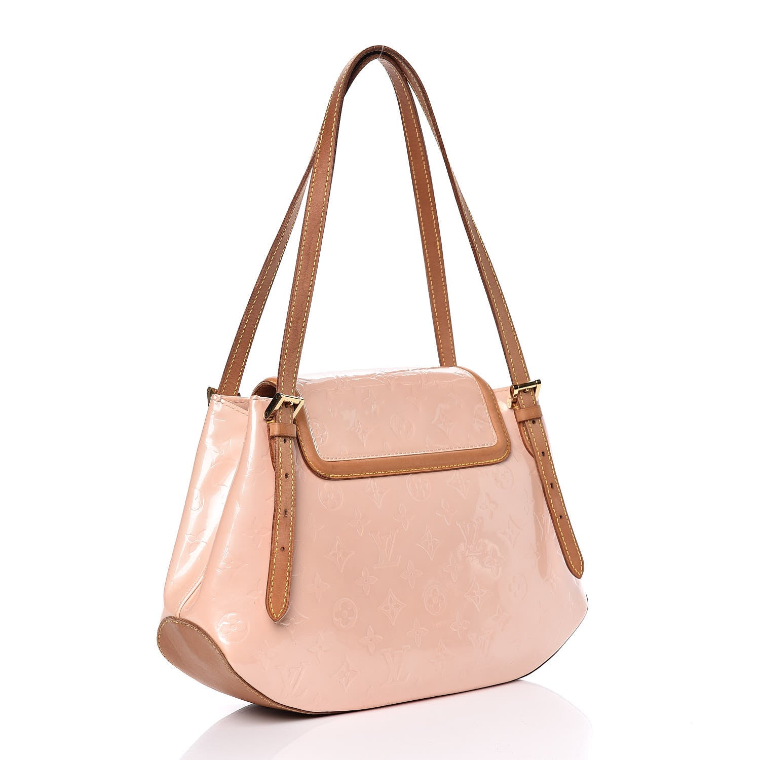 Louis Vuitton Vernis Biscayne Bay PM Marshmallow 3 of 16