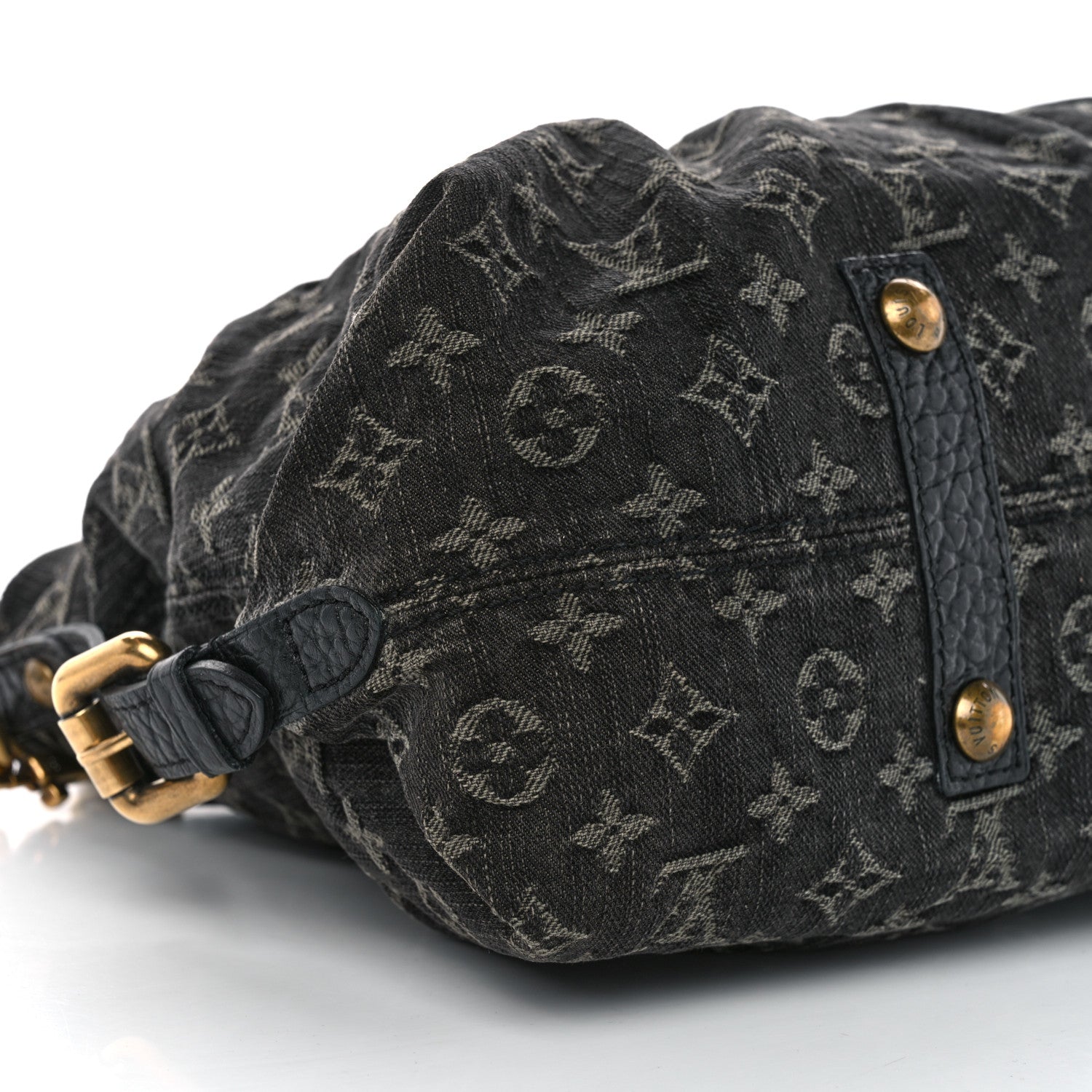 Louis Vuitton Denim Neo Cabby MM Black 8 of 11