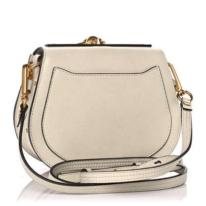 Chloe Calfskin Suede Small Nile Bracelet Bag Off White 3 of 11