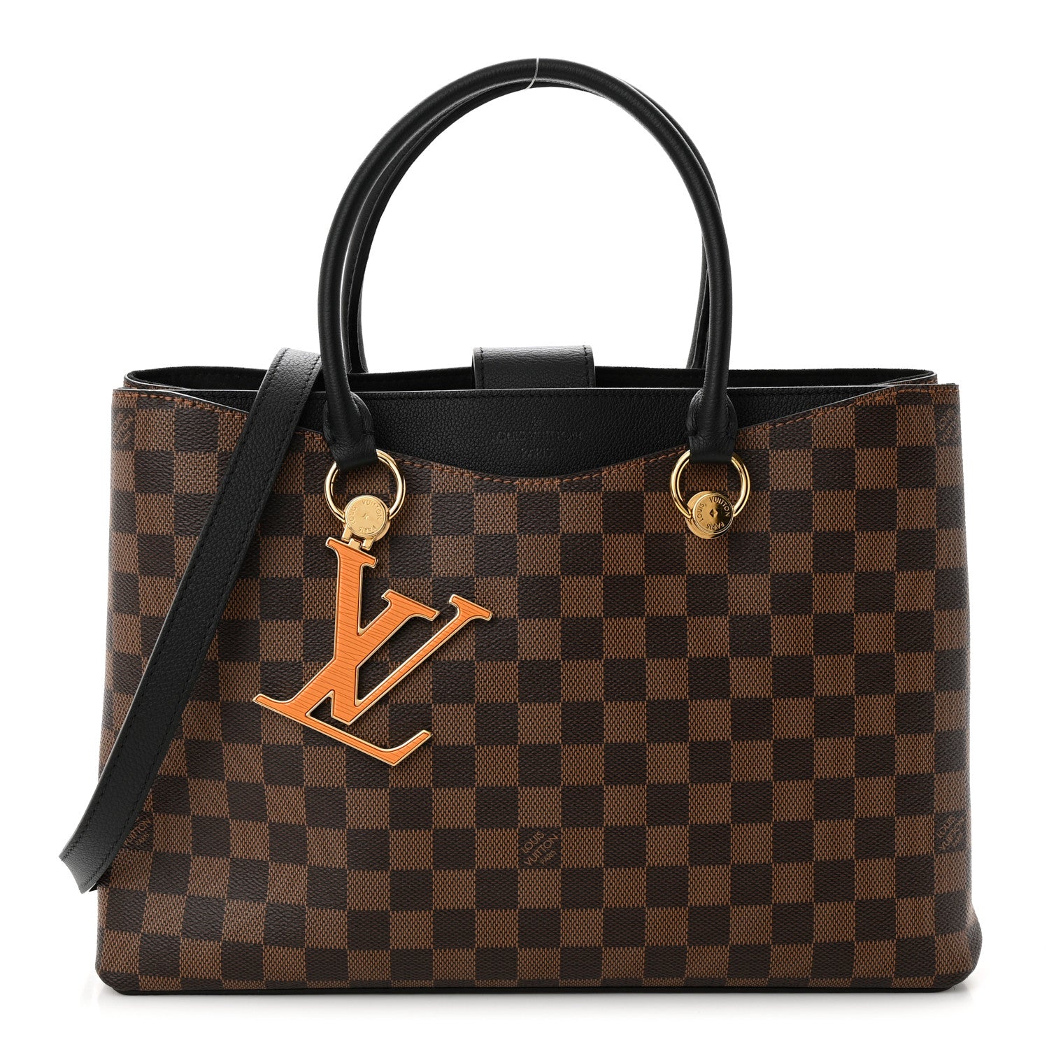 Louis Vuitton LOUIS VUITTON Damier Ebene LV Riverside Black 1 of 10