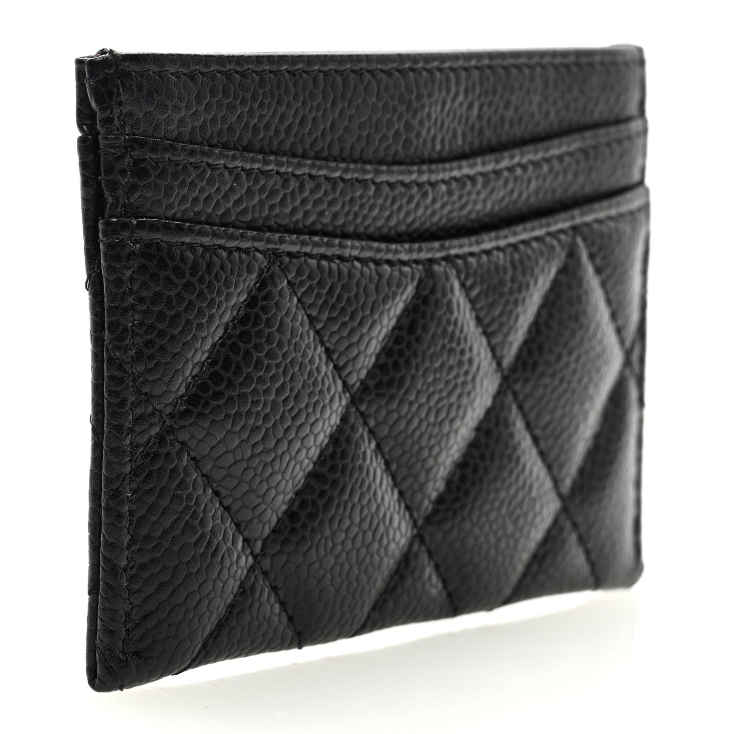Chanel Caviar Quilted Card Holder Black 3 of 7