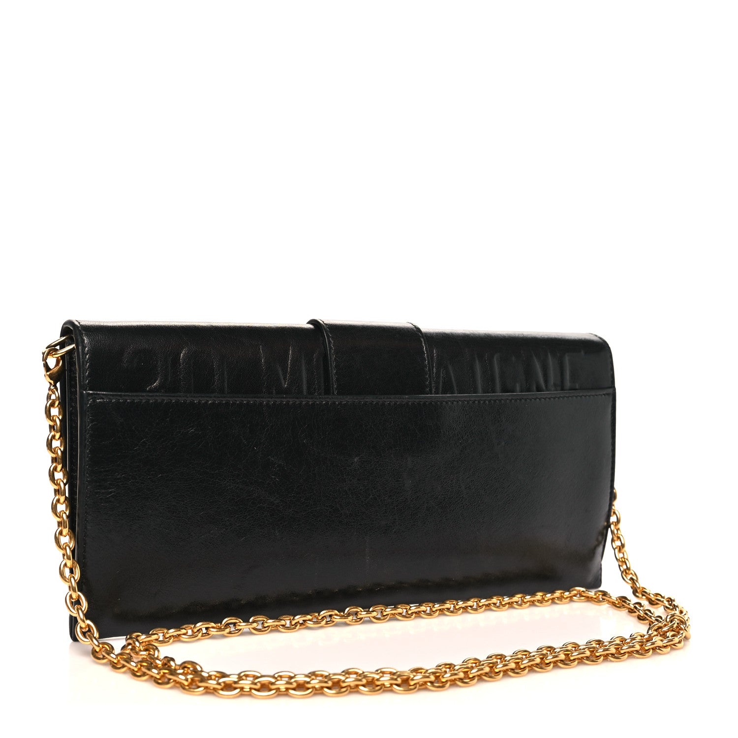 Christian Dior Calfskin 30 Montaigne Chain Pouch Black 3 of 10