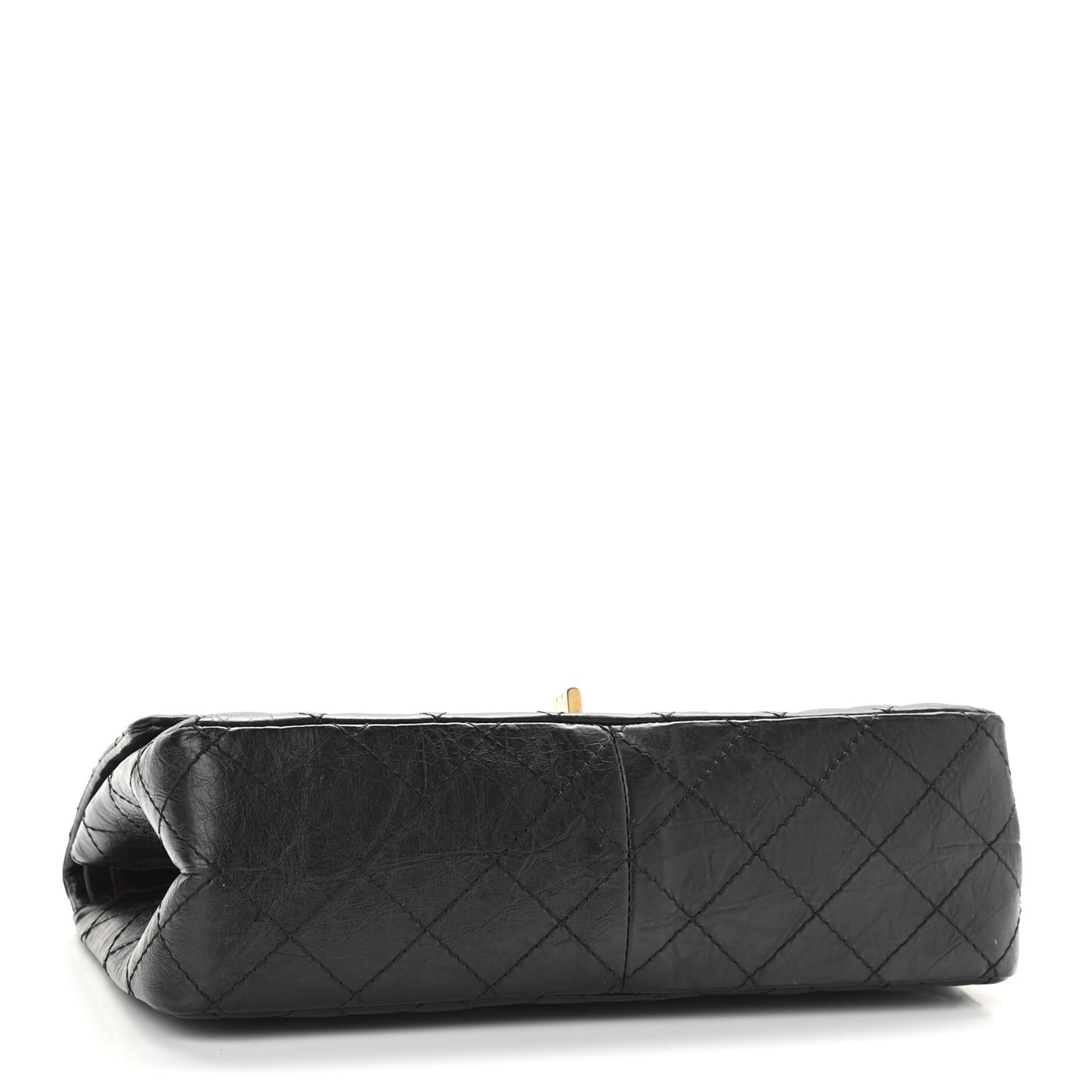 Aged Calfskin Quilted 2.55 Reissue 226 Flap Black
