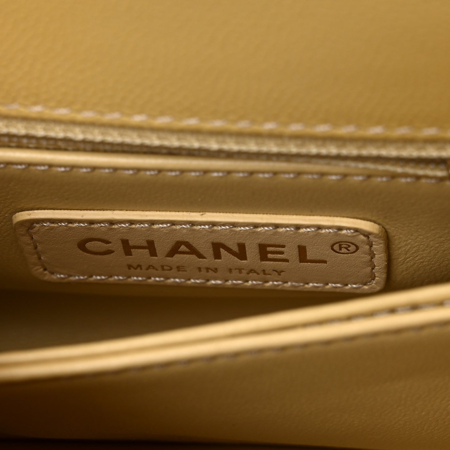 Caviar Quilted Extra Mini Coco Handle Flap Yellow