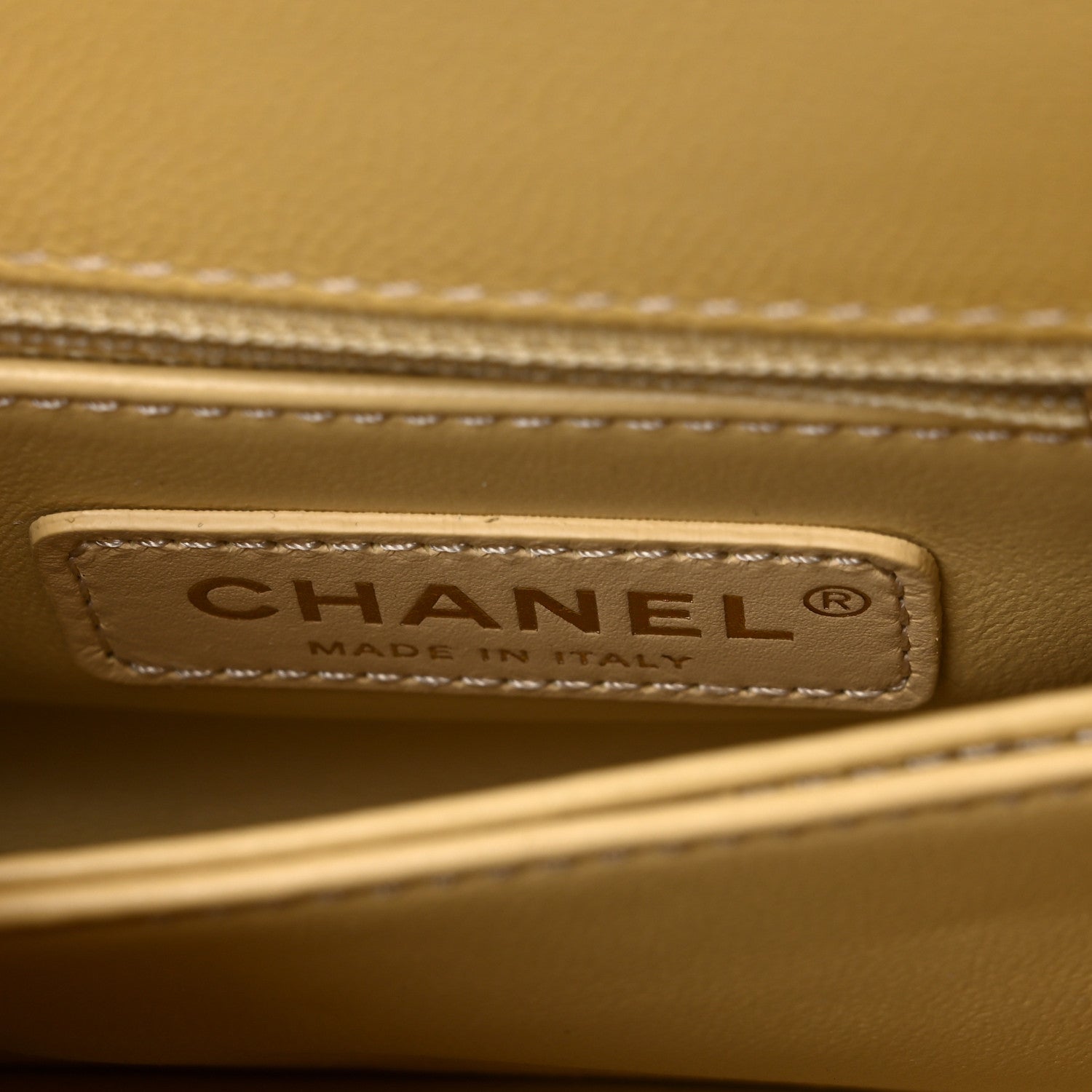 Chanel Caviar Quilted Extra Mini Coco Handle Flap Yellow 6 of 9