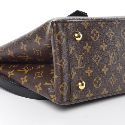 Louis Vuitton Monogram Flower Tote Black 10 of 11