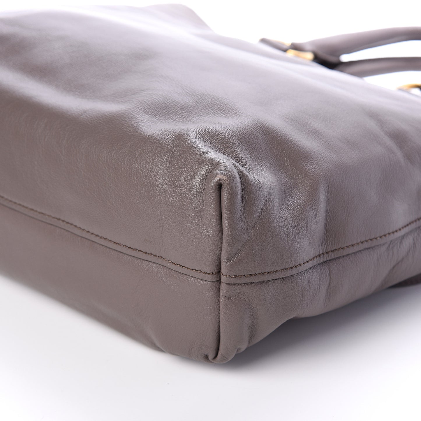 Soft Calf Shopping Tote Bambu