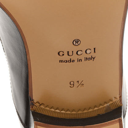 Gucci Waxed Calfskin Suede Supersoft Mens Lace Up Loafers 9.5 Cocoa Brown Sugar 7 of 10