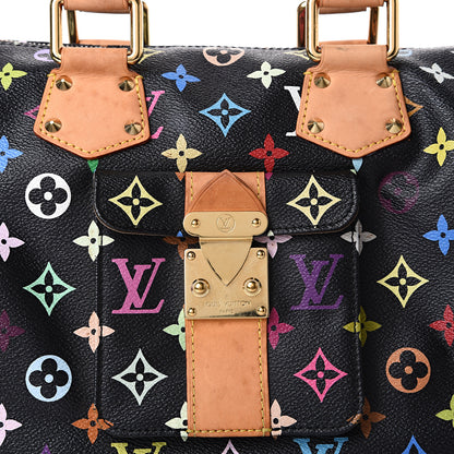 Louis Vuitton Monogram Multicolor Speedy 30 Black 7 of 20
