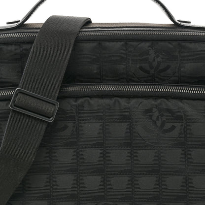 Chanel Nylon Travel Laptop Briefcase Black 12 of 22