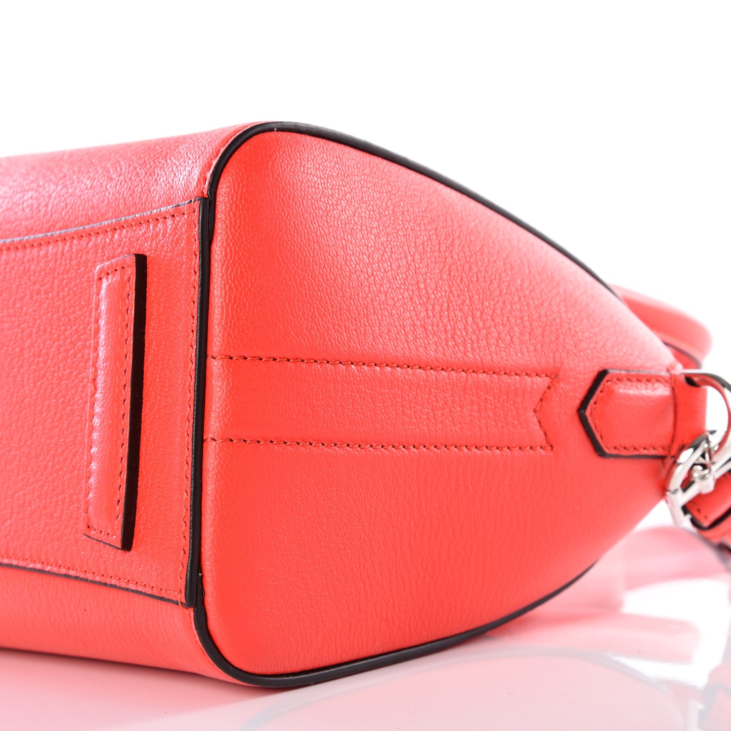 Sugar Goatskin Mini Antigona Medium Red