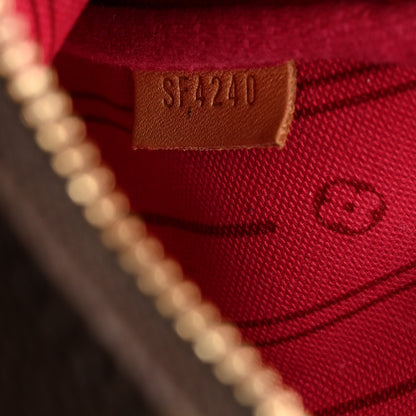 Louis Vuitton Monogram My LV Heritage Mini Pochette Accessories Fuchsia Black 7 of 8