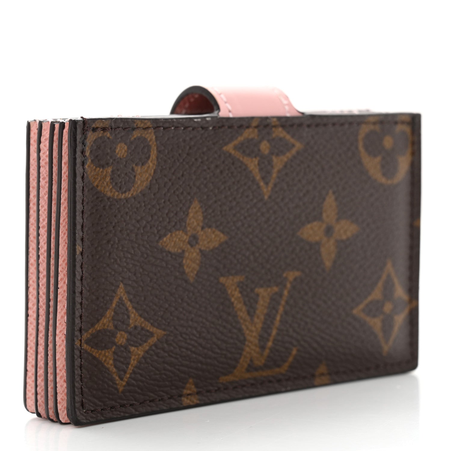 Louis Vuitton Monogram Gusset Card Holder Rose Ballerine 3 of 8