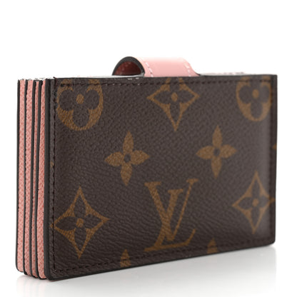 Louis Vuitton Monogram Gusset Card Holder Rose Ballerine 3 of 8