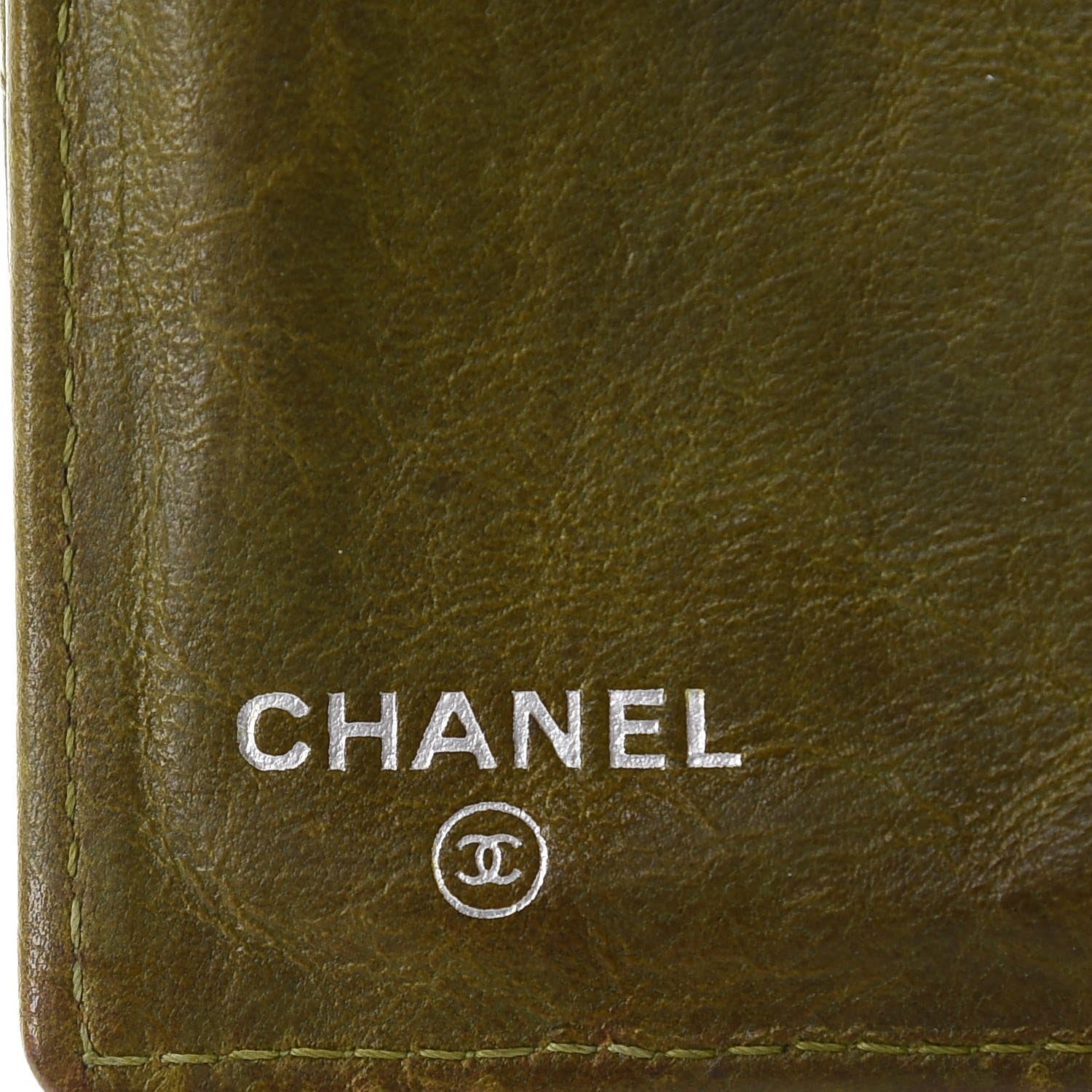 Chanel Calfskin Quilted Large Flap Wallet Green 7 of 14