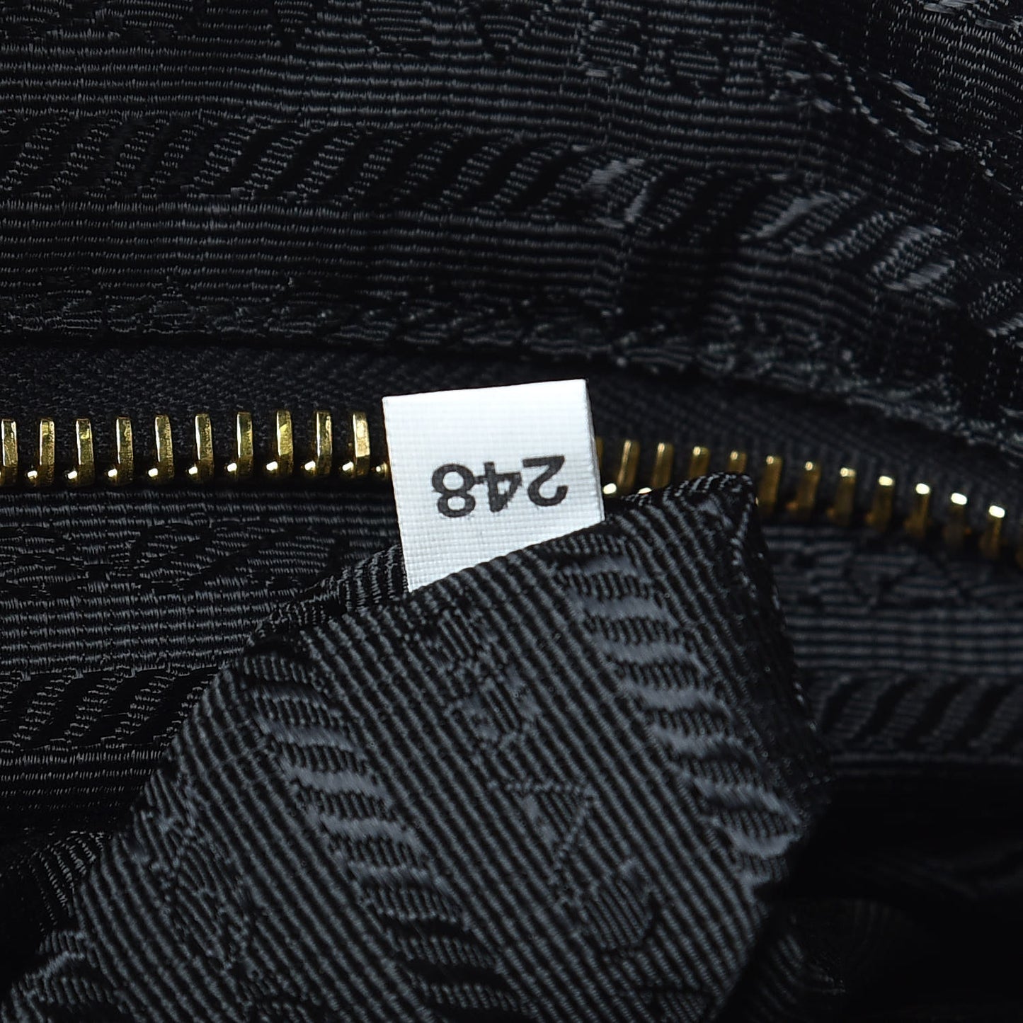 Nylon Tessuto Saffiano Robot Tote Bag Black Mimosa