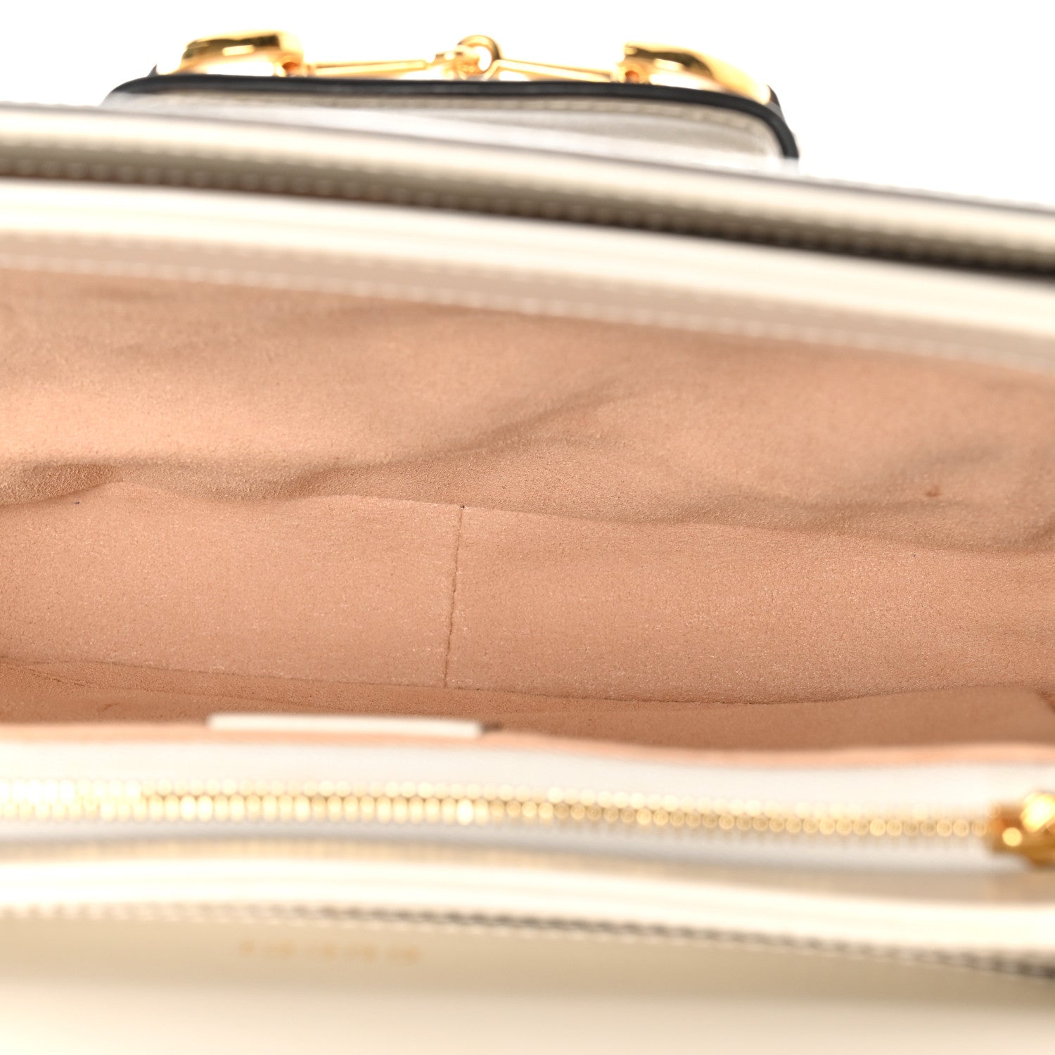 Gucci GG Supreme Monogram Horsebit 1955 Shoulder Bag Beige Mystic White 5 of 11