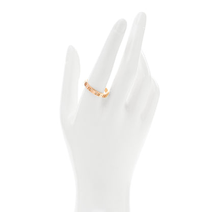 Tiffany 18K Rose Gold Diamond Atlas Pierced Ring 63 10.25 2 of 4