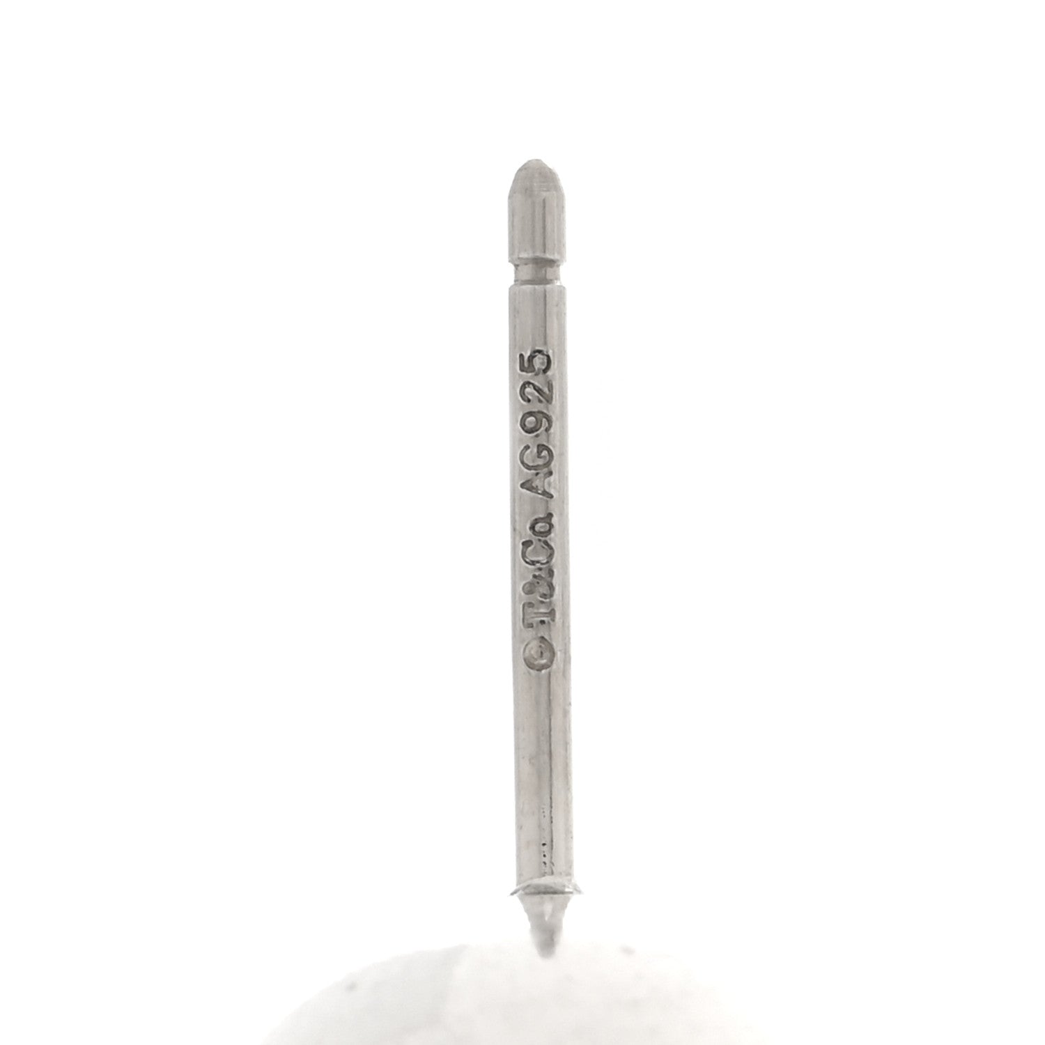 Tiffany Sterling Silver 10mm HardWear Ball Earrings 4 of 4