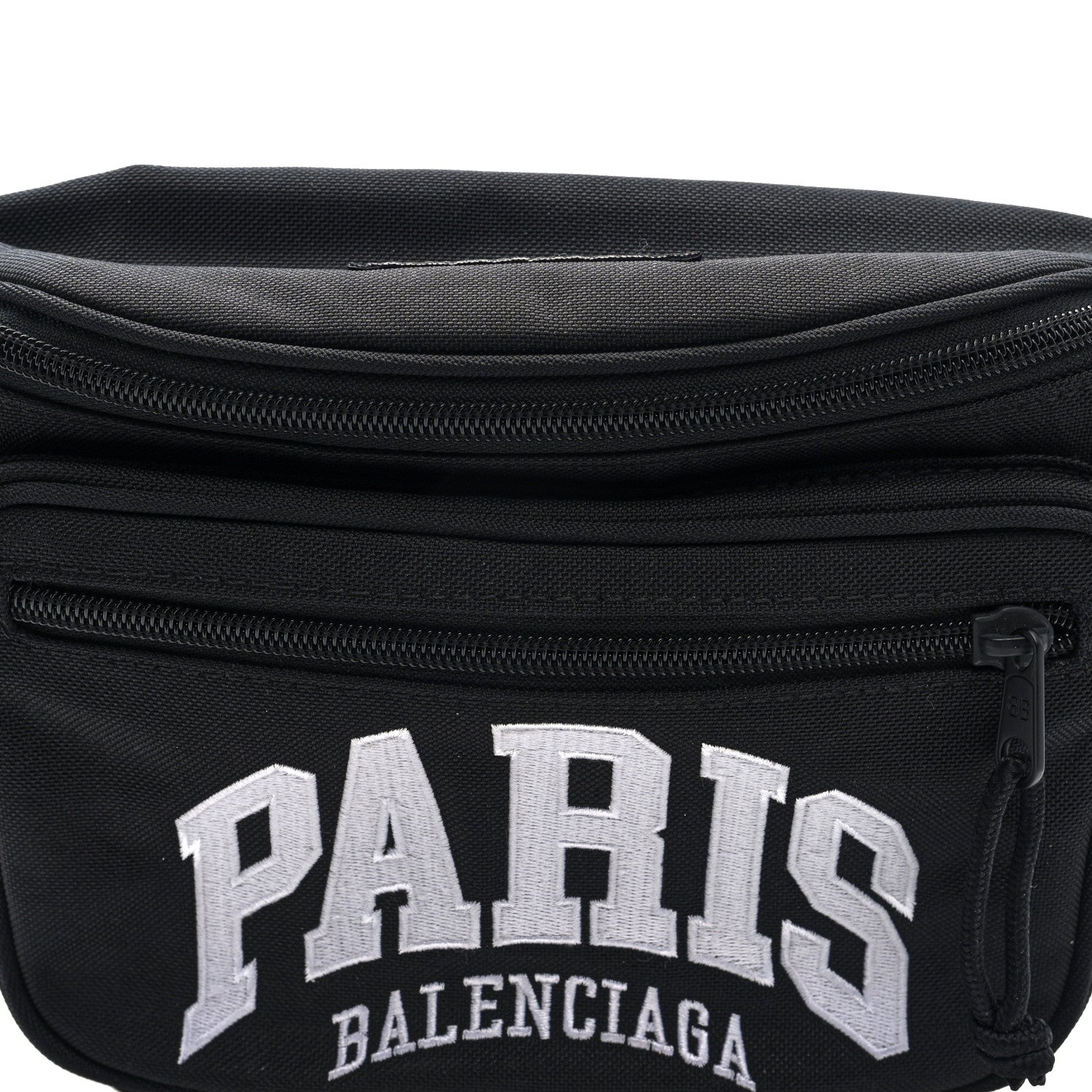 Balenciaga Nylon Canvas Paris Explorer Belt Bag Black 1785826
