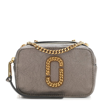 Marc Jacobs Metallic Grained Calfskin Glam Shot Crossbody Bronze 1 of 11