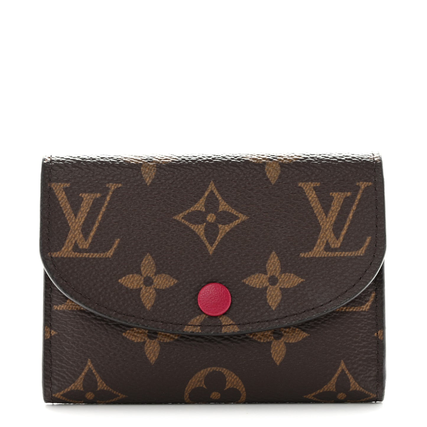 Monogram Rosalie Coin Purse Fuchsia