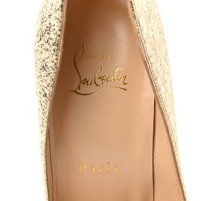 Christian Louboutin Specchio Vintage So Kate 120 Pumps 38.5 Gold 11 of 11
