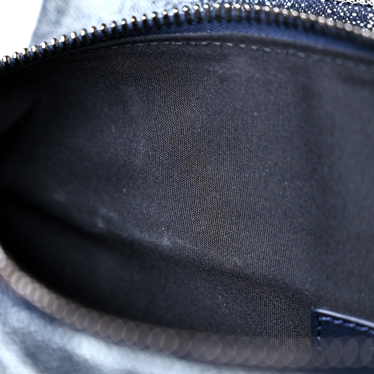 X Peter Doig Denim Camouflage Saddle Bag