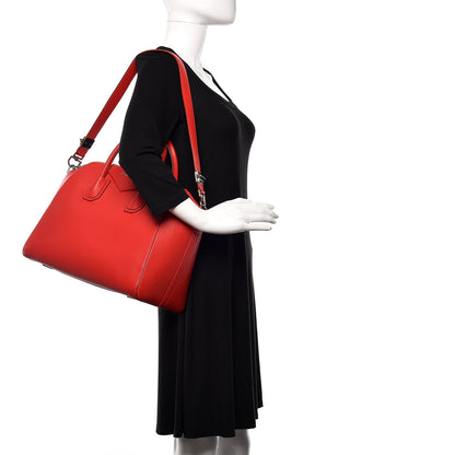 Givenchy Sugar Goatskin Medium Antigona Red 2 of 10