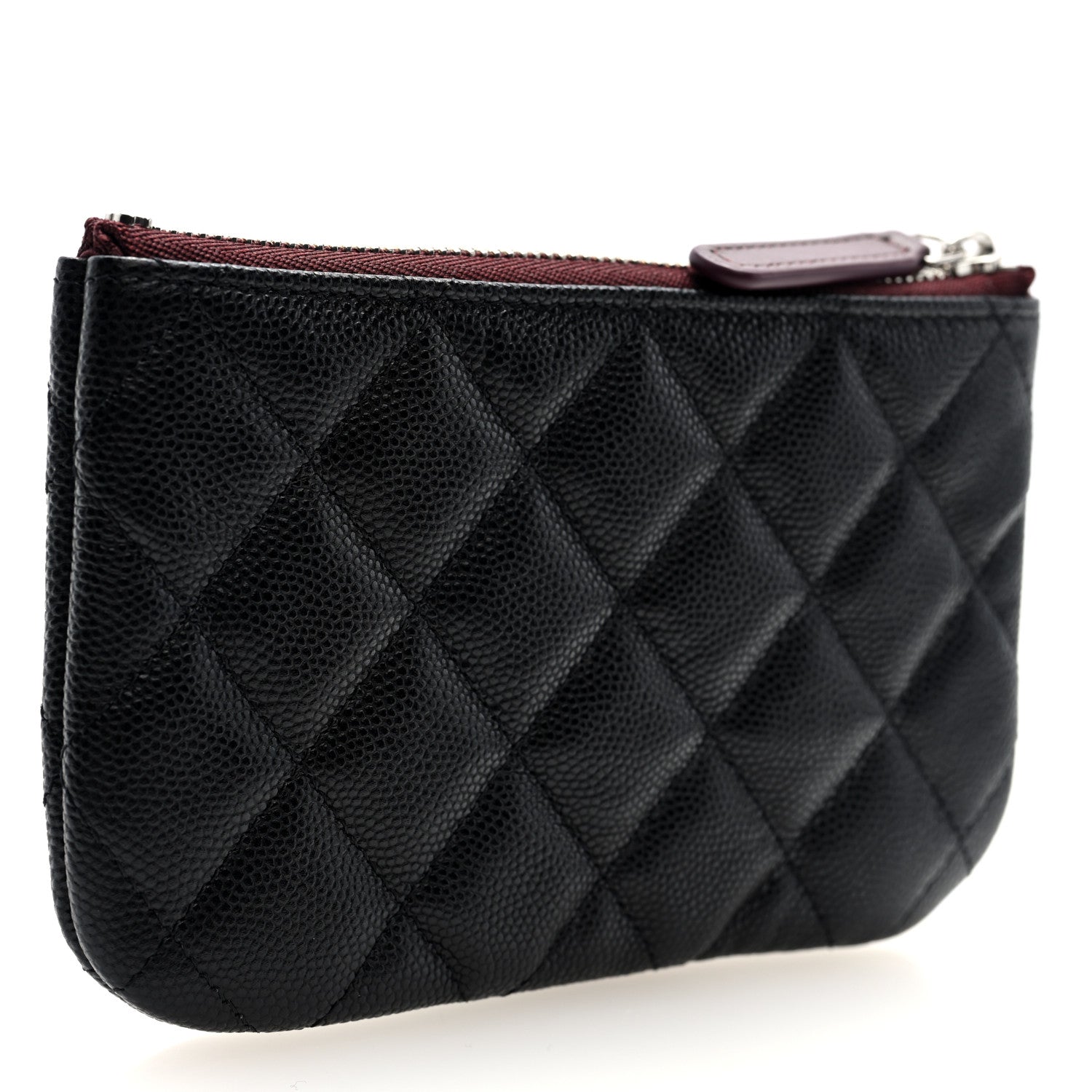 Chanel Caviar Quilted Small Cosmetic Case Black 3 of 7
